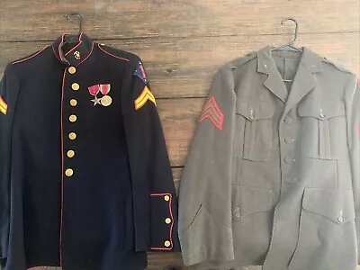 WW2 USMC 1st Marine RARE Uniform Lot Of 3! With Bronze Star • $400