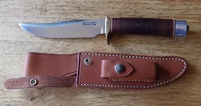 Named Randall 12-6 Little Bear Bowie W/ Randall Sullivan Sheath & Stone • $698.99