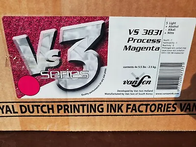 Van Son Process Magenta VS 3831 New Case Offset Ink. 22lbs • $38