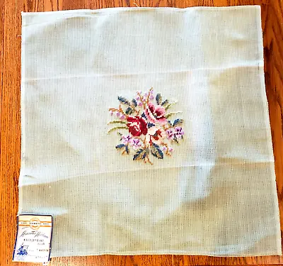 Vintage Hiawatha Heirloom Completed Needlepoint For Chair Or Pillow • $22