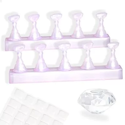 Nail Stand For Painting Nails Nail Stands For Press Ons With Putty Acrylic ... • $14.76