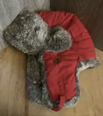 Mad Bomber Unisex Natural Rabbit Hair Fur Winter Trapper Hat Sz Xl Red • $19.99