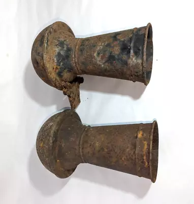 Pair Of Vintage   Metal Air Horns Rat Rod Old • $25