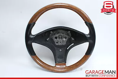 09-12 Mercedes R171 SLK300 SL550 SLK350 Steering Wheel Black Wood OEM • $309