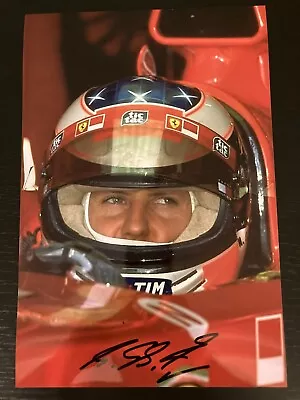 Michael Schumacher Photograph Signature Autograph Ferrari Signed 79 X 118 Inch • $139