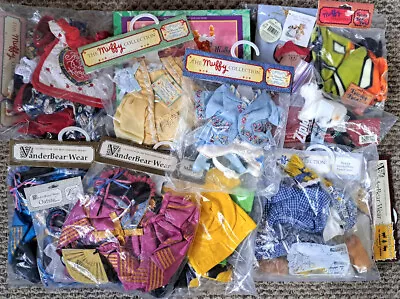 Muffy Vanderbear 15 Complete OUTFITS Collection LOT Hoppy Oatsie Purrlie Rudy • $55