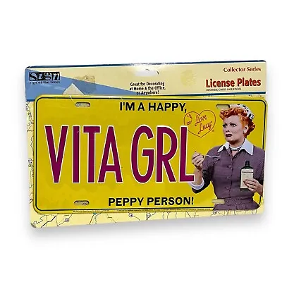 I Love Lucy Does A Commercial License Plate VITAGRL Vitameatavegamin Collectible • $11.69