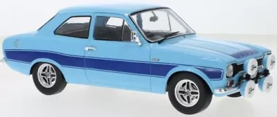 Model Car Group Ford Escort Mki Rs2000 Light Blue 1973 1-18 Scale 18386 • £56.99