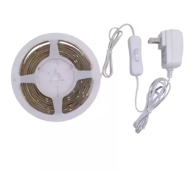 LOT OF 3 EcoSmart 8 Feet Neutral White PLUG-IN Indoor LED Strip Tape Light Kit • $34.99