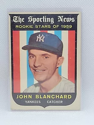 John Blanchard 1959 Topps Baseball The Sporting News Rookie  #117 Ex • $2.50