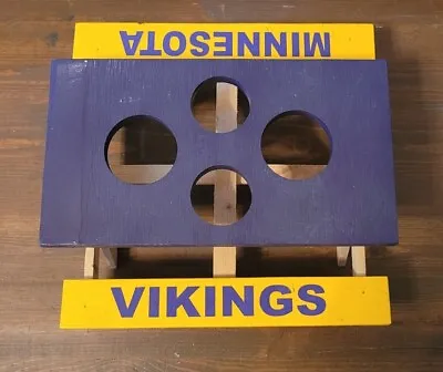 Minnesota Vikings Wooden Condiment Picnic Table • $24.99