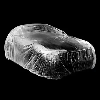 Clear Disposable Car Cover Temporary Universal Rain Dust Garage • $11.13