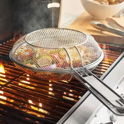 Sur La Table Stainless Steel 2-In-1 Mesh Grill Pan Set • $39.99