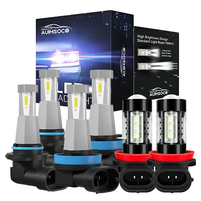 For Volvo C30 C70 2007-2013 LED Headlight Bulbs Kit High / Low Beams + Fog Light • $79.99