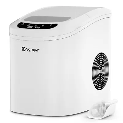 Mini Ice Maker Machine For Home Ice Cubes Ready In 8 Mins Make 26 Lbs Ice White • $109.49