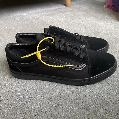 VANS Old Skool Black - Size 10uk • £20