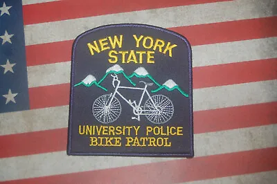 NYPD NYSP New York State Police University Police Bike Patrol Patch • £20.80