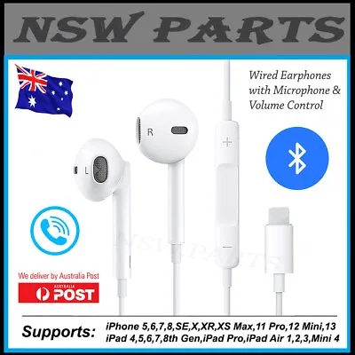 $8.65 • Buy For IPad IPhone X SE 7 8 11 12 13 14 Wired Bluetooth Earphones Headphone Earbuds