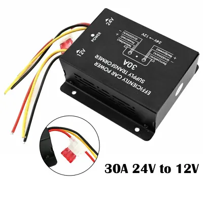 30A Cars 24V To 12V Voltage Reducer Supply Power Converter Step Down Inverter AU • £12.29