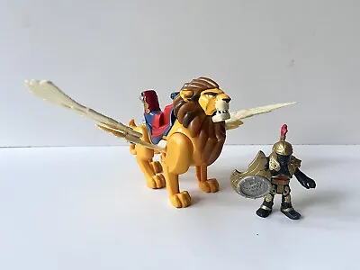 Imaginext Lion Castle Den King Leonidas & Figure Action Figure Set - MATTEL 2014 • £16