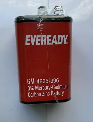 EVERREADY  Or PANASONIC TORCH LANTERN BATTERY 6 VOLT 6V PJ996 4R25R • £5.99