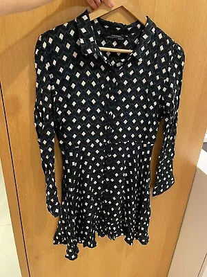Zara Checkered Dress Size L • $15