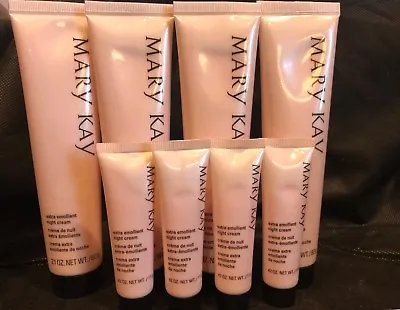 Mary Kay Extra Emollient Night Cream 4 Full Sizes & 4 Travel Sizes Lot FRESH • $72.99