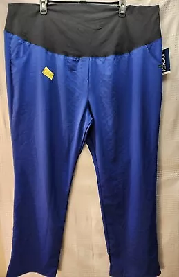 Jockey Scrubs Womens Maternity Pants 3XL Blue Comfort Straight Leg • $25