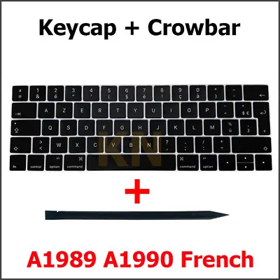 New French Keyboard Key Cap For Macbook Pro 13  15  A1989 A1990 Keycap 2018 2019 • $14.80