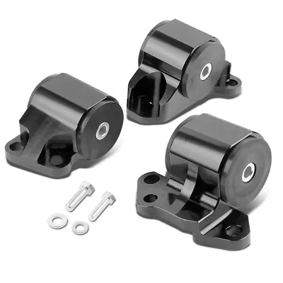 Billet Aluminum 2 Bolt Engine Mount Kit For Eg Eh/dc D15/d16 B16/b18 Swap Motor • $59.99