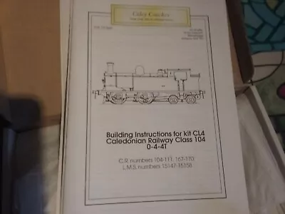 Caledonian Railway Class 104 Model Loco 0.4.4T Brass Kit 00 Guage   • £88