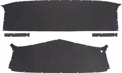 1947-49 Chevrolet GMC Pickup Truck; Interior Headliner Set; Black; 4 Piece Set • $74.49