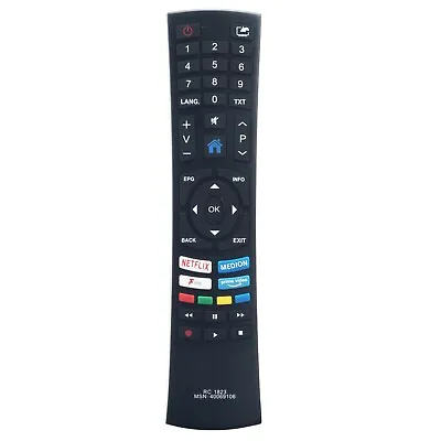 RC1823 Replace Remote Control Fit For Medion LED TVs NetFlix LIFE X15004 • £8.99