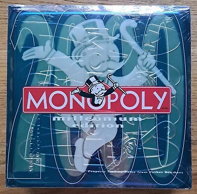 NEW Monopoly 2000 MILLENNIUM Collector's Tin Edition 1998 Game Brand New Sealed • $49.99