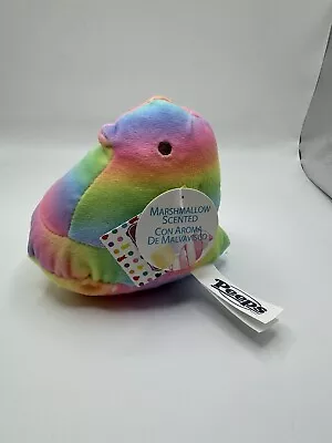 Rare Peeps Rainbow TyeDye Chick Spring Easter Plush 5’ Smells Like Marshmallow ￼ • $5
