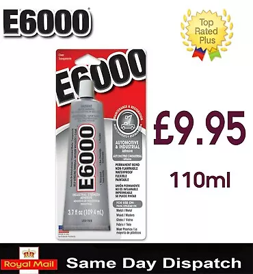 £15.99 • Buy  Electric Product E6000 110ml Glue Industrial Strength Crafts  Rhinestones USA