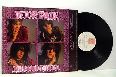 THE DOGS D'AMOUR In The Dynamite Jet Saloon LP EX/EX 837 368-1 Vinyl & In The • $50.06