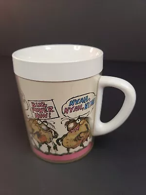 Vintage Thermo Serv Raid Bug Spray Mug 10oz Cup • $14.99