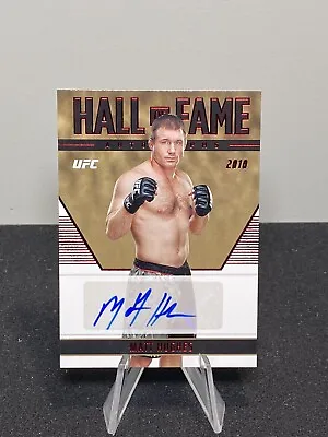 2022 Panini Chronicles UFC Matt Hughes #HF-MHS Hall Of Fame Red Parallel Auto • $40