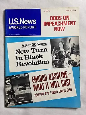 1974 May 20 US News Magazine After 20 Years New Turn In Black Revolution (MH871) • $25.99