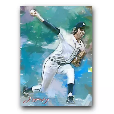 Mark Fidrych #7 Art Card Limited 34/50 Edward Vela Signed (Detroit Tigers) • $5.99