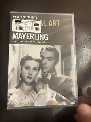 Mayerling 1936 DVD – Janus Films Essential Art House – Anatole Litvak • $30