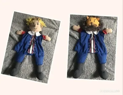 King To Lion. Changing Head. Story Telling Hand Puppet  15 . No Maker Label. • £5