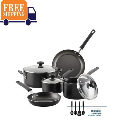 $53.22 • Buy Farberware 12-Piece Easy Clean Nonstick Pots And Pans/Cookware Set, Black....