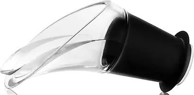 $12.50 • Buy Vacu Vin Crystal Wine Server Set Of 2 - Black, 5.5 X 7 X 1 Inches