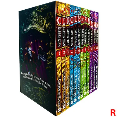 Saga Of Darren Shan Complete Collection Cirque Du Freak Books 1 - 12 Box Set • £17.45