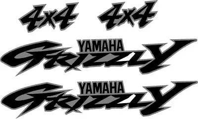 Yamaha Grizzly 4x4 Edition ATV Tank Decal Sticker Kit Custom  • $19.99