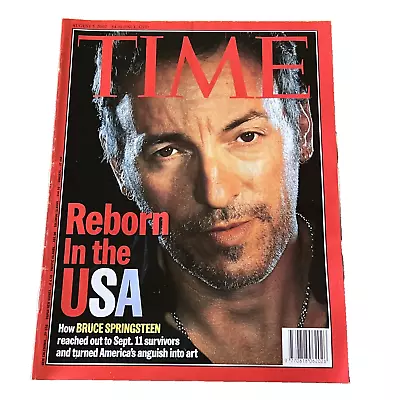 Time Magazine - Bruce Springsteen Reborn In The USA - August 5th 2002 • $12.75
