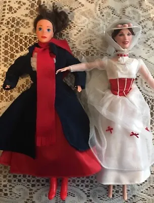 Set Of 2 Disney  Marry Poppins  Doll Dolls- Approx. 12  Each  • $29.95