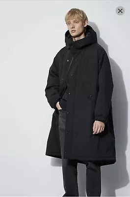 UNIQLO Engineered Garments HEATTECH Warm Coat Black Size S • £69